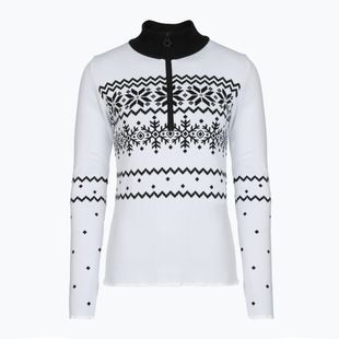 Dámska termo mikina Newland Groenlandia Half Zip white/black