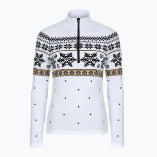 Dámska termo mikina Newland Isalind Half Zip white/black