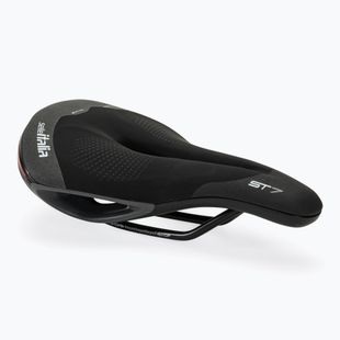 Sedlo na bicykel Selle Italia Sportouring ST 7 Superflow, Fec Alloy Rail, Soft-Tek, Light Gel black
