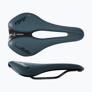 Cyklistické sedlo Selle Italia Novus Boost Evo Gravel TM Superflow, Manganese Rail, Soft-Trek blue