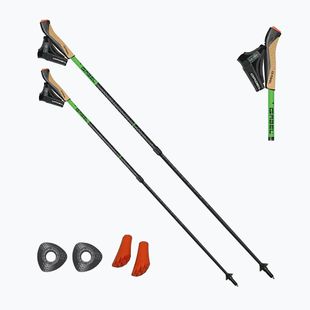Nordic walking palice GABEL Carbon XT 2S 80 F.L. black/lime
