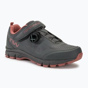 Dámska MTB cyklistická obuv Northwave Corsair dark grey/pink
