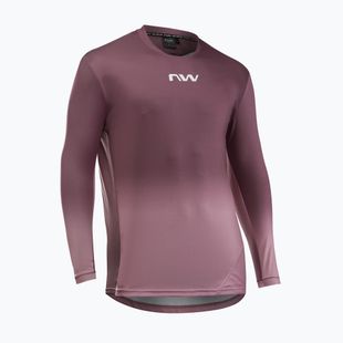 Pánske cyklistické tričko longsleeve Northwave Edge 2 dusty mauve