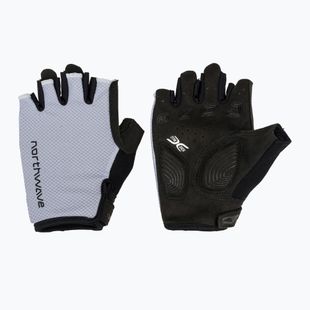 Pánske cyklistické rukavice Northwave Active Max Short Finger ice grey