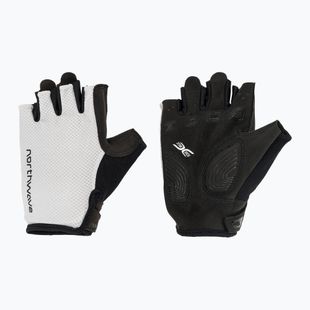 Pánske cyklistické rukavice Northwave Active Max Short Finger light grey