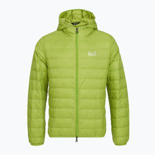 Pánska bunda EA7 Emporio Armani Train Core Id Down Light Jacket Hoodie macaw green