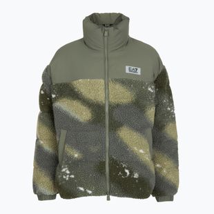 Dámska bunda EA7 Train Contemporary Sport Medium Padded fancy basil stellar