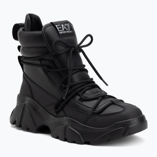 Turistické topánky EA7 Emporio Armani Boot Flakes full black