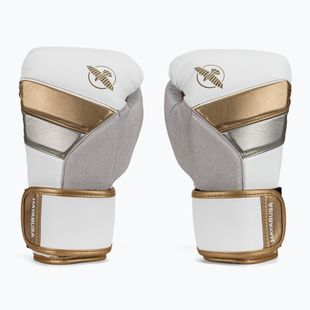 Boxerské rukavice Hayabusa T3 bielo-zlaté