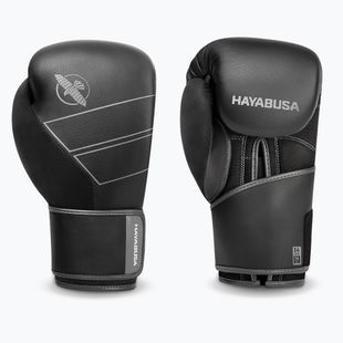 Hayabusa S4 Kožené boxerské rukavice čierne S4LBG