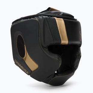 Boxerská prilba Hayabusa T3 Headgear black/gold