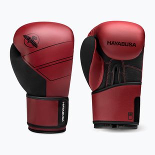 Boxerské rukavice Hayabusa S4 Kožené červené