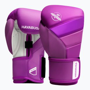 Hayabusa T3 Neon neónovo fialové boxerské rukavice