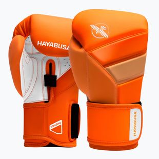 Hayabusa T3 Neon neónovo oranžové boxerské rukavice