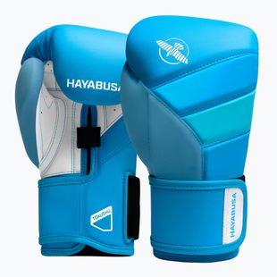 Hayabusa T3 Neon neónovo modré boxerské rukavice