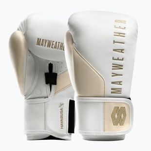 Hayabusa Mayweather Champ biele/zlaté boxerské rukavice
