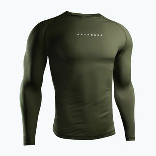 Pánsky rashguard s dlhým rukávom Hayabusa Core Rash Guard green