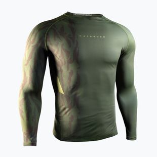 Pánsky rashguard s dlhým rukávom Hayabusa Apex Rash Guard green