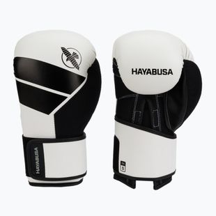 Hayabusa S4 čiernobiele boxerské rukavice S4BG