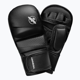 Hayabusa T3 Hybrid čierne grapplingové rukavice