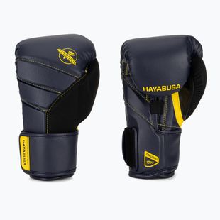 Hayabusa T3 námornícke/žlté boxerské rukavice