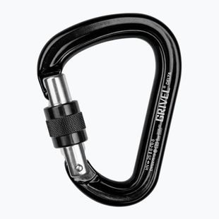 Karabínka Grivel Delta K5N Screw Lock black/black