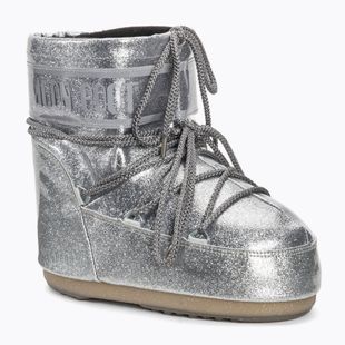 Dámske snehové topánky Moon Boot Icon Low Glitter silver