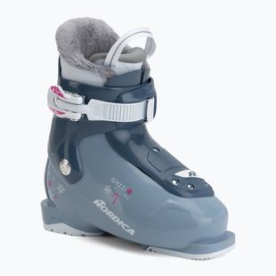 Detské lyžiarske topánky Nordica Speedmachine J 1 blue/light blue/fucsia