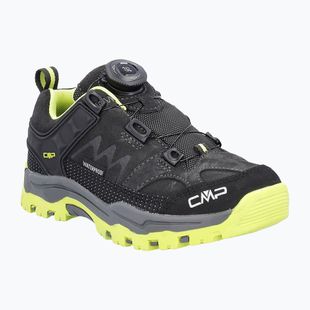 Detské turistické topánky CMP Kiruna Low FitGo Waterproof piombo/acido