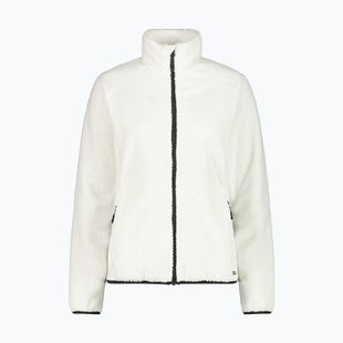 Dámska bunda CMP 35P1566 Jacquard Highloft chalk white