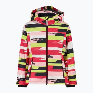 Detská lyžiarska bunda CMP 39W2085 white/carmine/apple