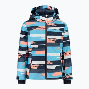 Detská lyžiarska bunda CMP 39W2085 topaz/white/lotus