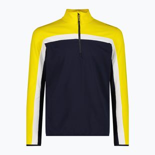 Pánska mikina CMP 35L0507 Sweat čierna/modrá/zimné slnko