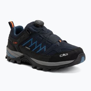 Pánske turistické topánky CMP Rigel Low Fitgo Wp b.blue/flash orange