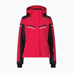 Dámska lyžiarska bunda CMP 35W0196 Zip Hood carmine