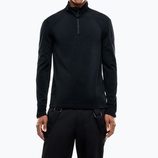 Pánska lyžiarska mikina EA7 Emporio Armani Pure Powerstretch T-Top Half Zip black