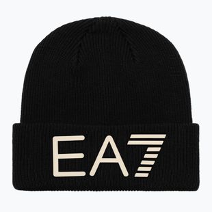 Zimná čiapka EA7 Emporio Armani Mountain Logo Series Big Beanie black