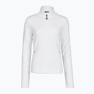 Dámska lyžiarska mikina EA7 Emporio Armani Pure Powerstretch T-Top Half Zip white