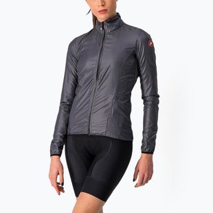 Dámska cyklistická bunda Castelli Aria Shell W dark gray