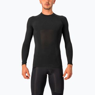Pánsky cyklistický dres longsleeve Castelli Core Seamless Base Layer black