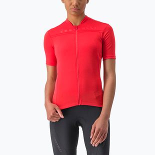 Dámsky cyklistický dres Castelli Anima 4 hibiscus