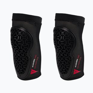 Detské cyklistické chrániče lakťov Dainese Scarabeo Pro black
