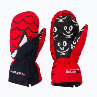 Detské rukavice na snowboard Level Lucky Mitt červené 4146