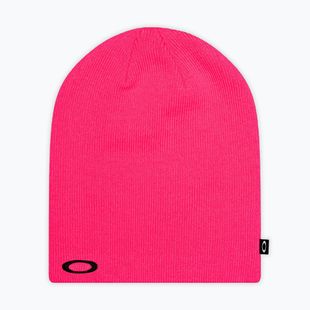 Zimná čiapka Oakley Fine Knit neon pink