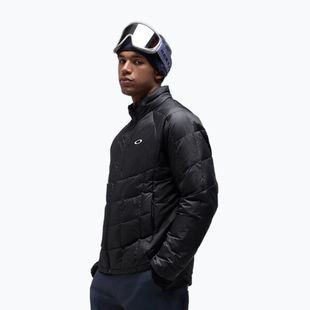 Pánska páperová bunda Oakley Peakbound Packable Down pitch black