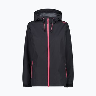 Dámska bunda do dažďa CMP 39X6636 Fix Hood anthracite/gloss