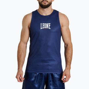 Pánske tréningové tričko LEONE 1947 Color Block tank blue