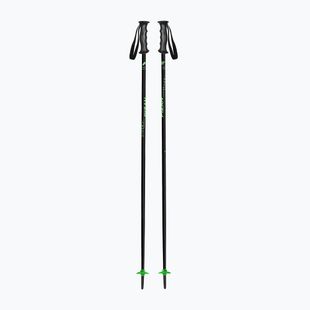 Detské lyžiarske palice Fizan Storm Jr black/green