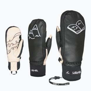 Dámske lyžiarske rukavice Level Ivory Mitt pk black
