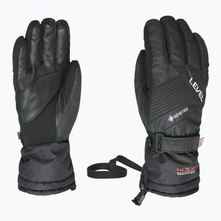 Detské lyžiarske rukavice Level Warmster Jr Gore-Tex black